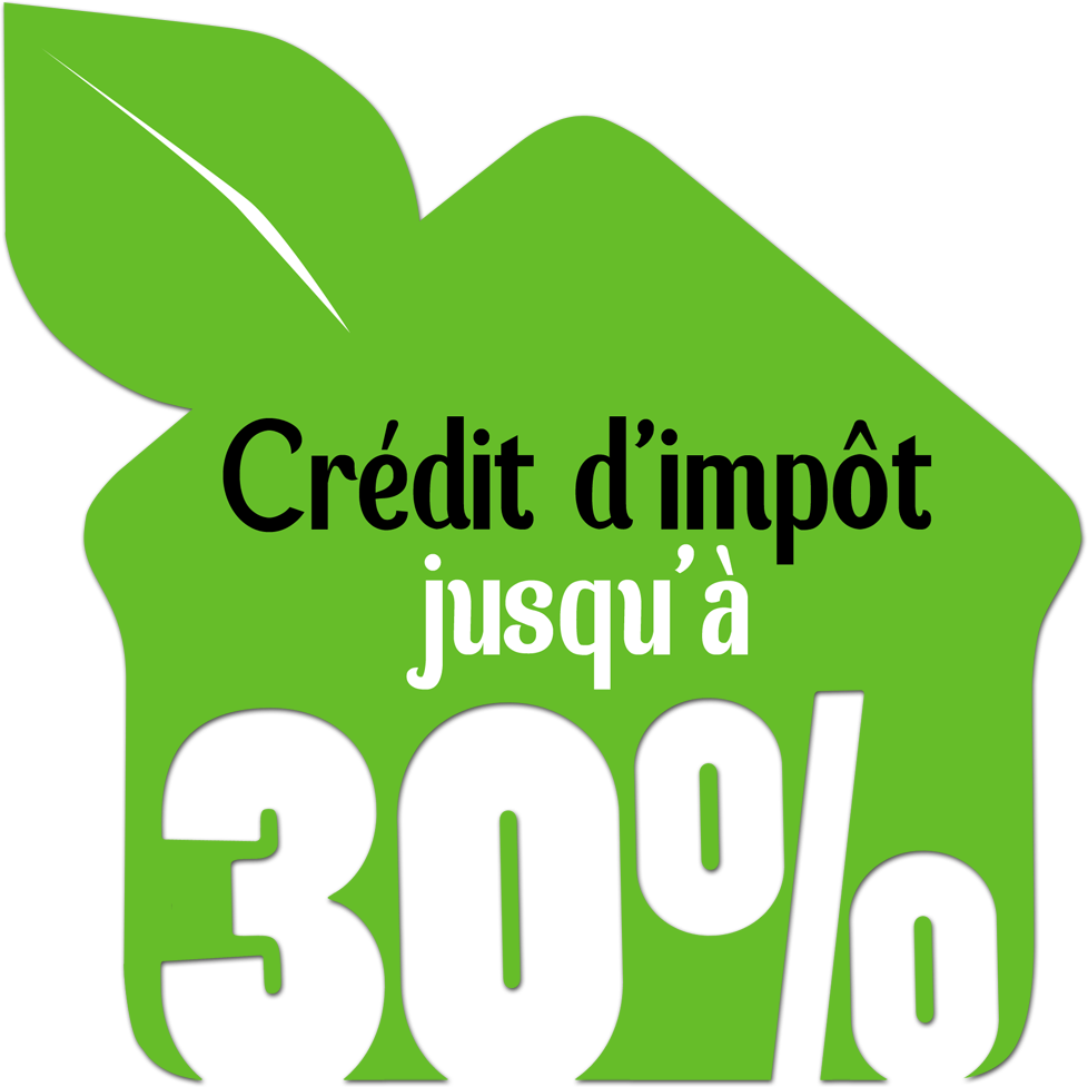 crédit d'impot à 30%